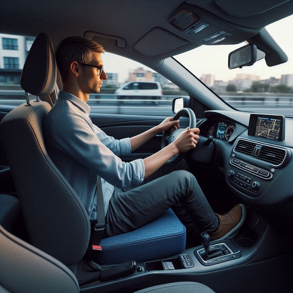 Coussin ultra-confort pour les chauffeurs de véhicule - 6 tailles possibles